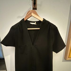 Lush Black Shift Dress